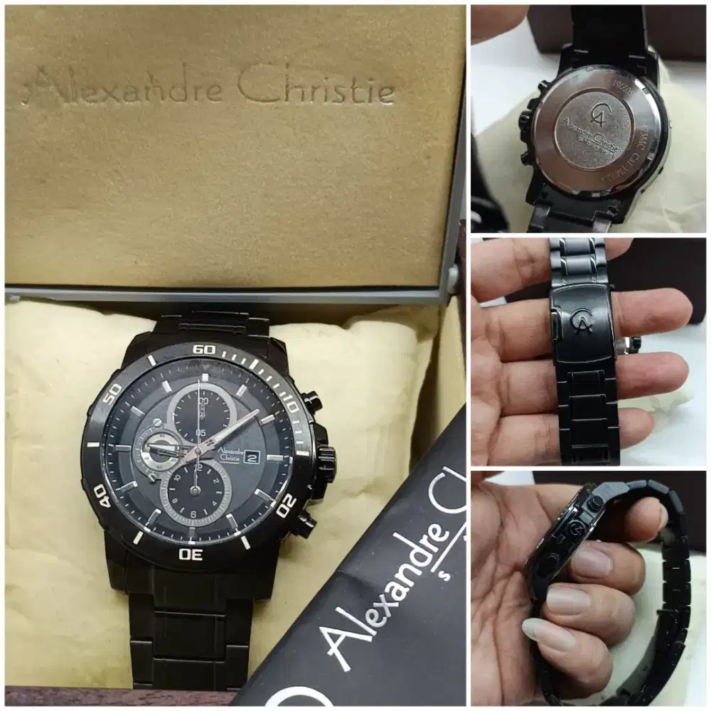 Jam Tangan Pria Alexandre Christie AC6473 Second Ori Murah Mulus