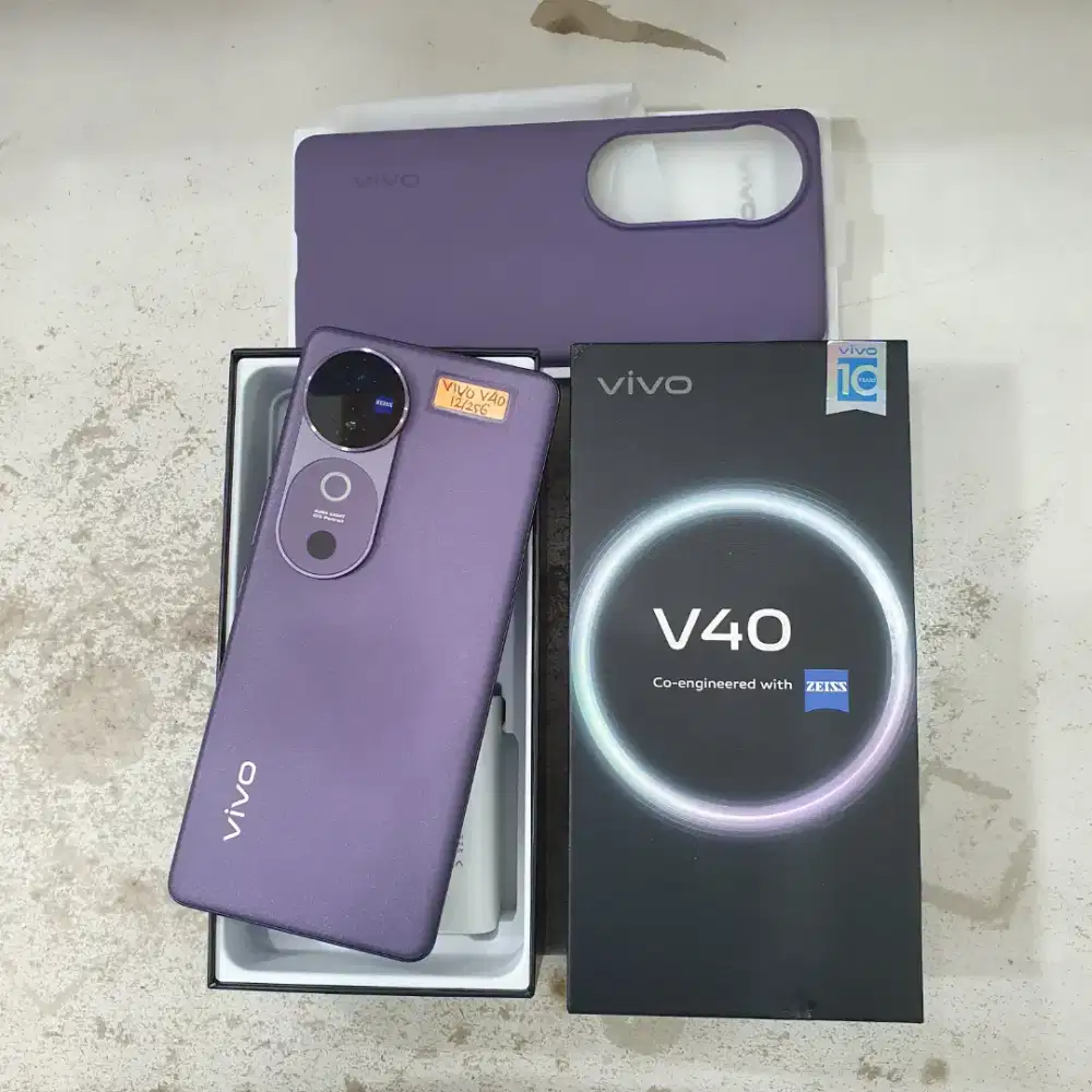 Vivo V40 5G Ram 12/256GB Second Mulus Fullset Original