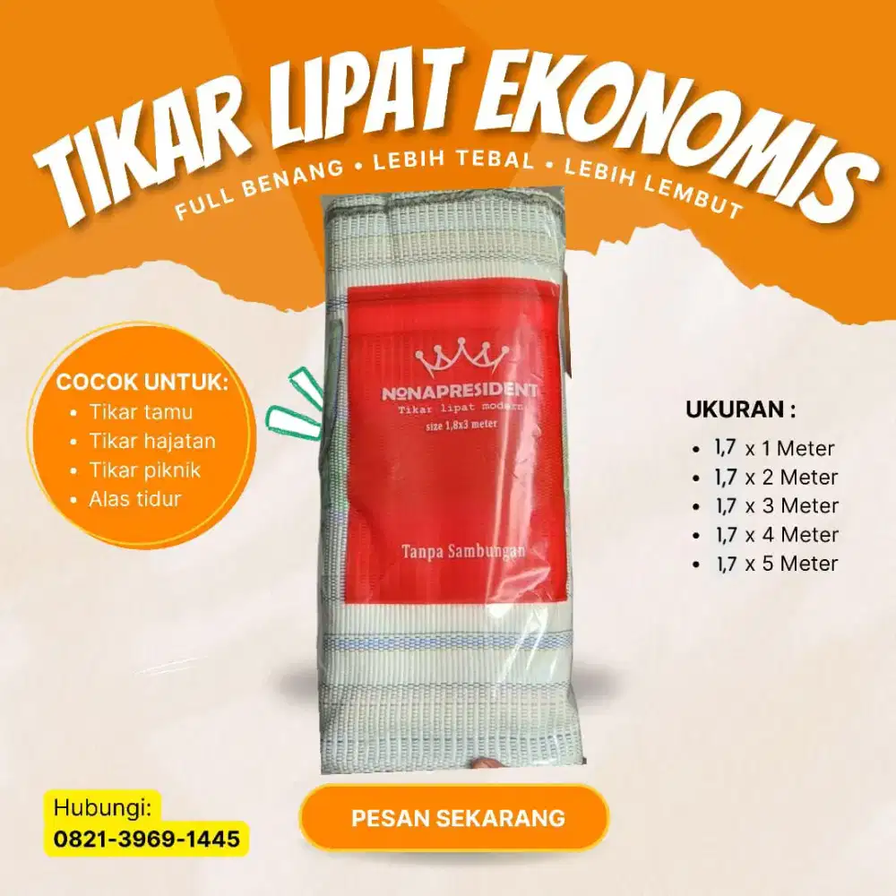 TIKAR LIPAT PREMIUM OBRAL MURAH