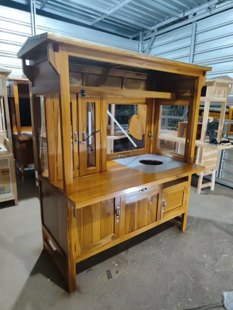 Jual Gerobak Angkringan, Bakso, Mie Ayam, Bubur, Sate, Soto, Pecel dll