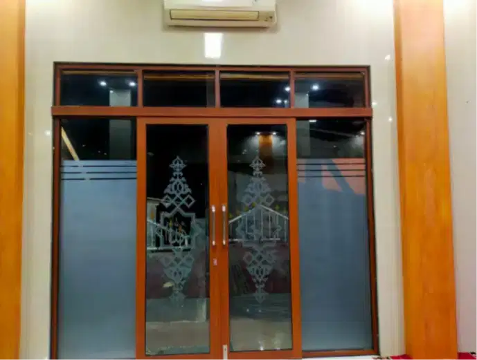 Cutting Stiker Sandblast Masjid Sticker buram ice sunglas mushola