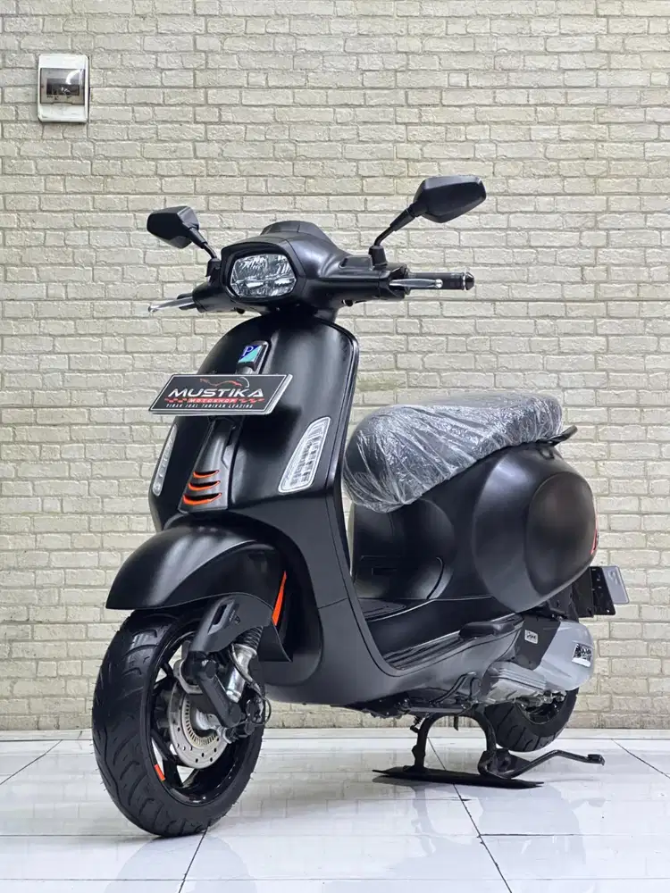 ODO 2RB‼️New Vespa Sprint S150 ABS Pmk 2025 Matte Black - Dava Mustika