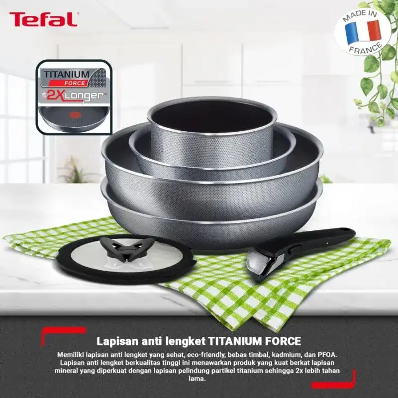 Tefal Ingenio Elegance Set 6 Grey