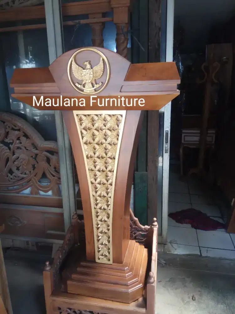 Mimbar Podium Masjid Presiden Ready Banyak Model