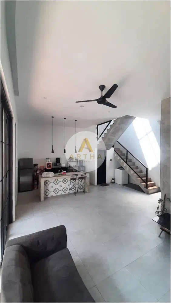 rumah di kopo safira nata endah industrial style siap huni