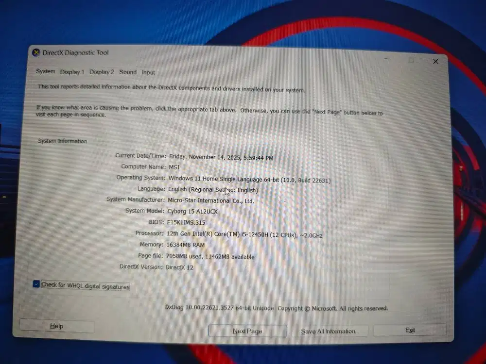 Laptop Gaming/Design