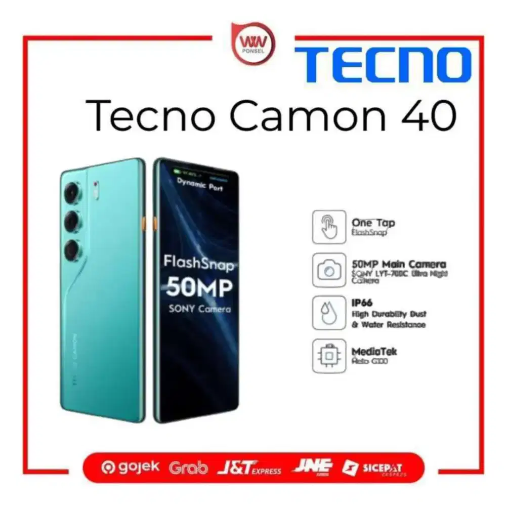 Promo Handphone Tecno Camon 40 8/256
