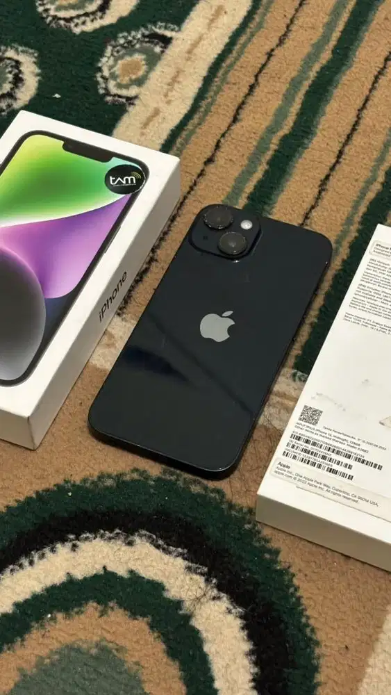 iPhone 14 128GB Midnight Ex iBox Fullset