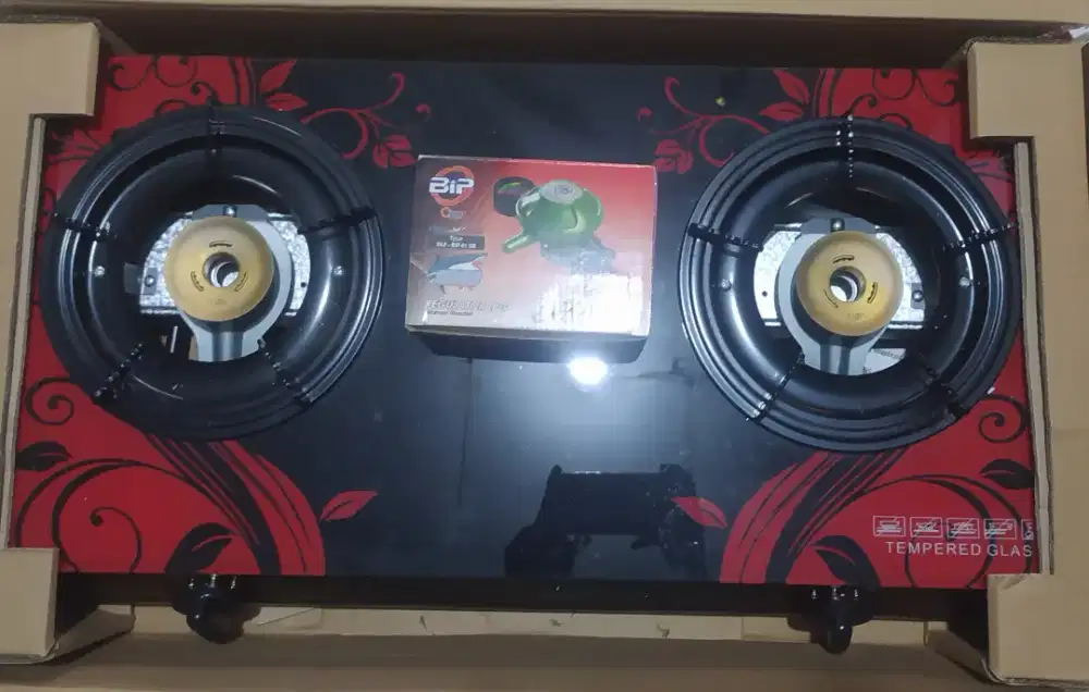 Kompor prima glassio tempered glass