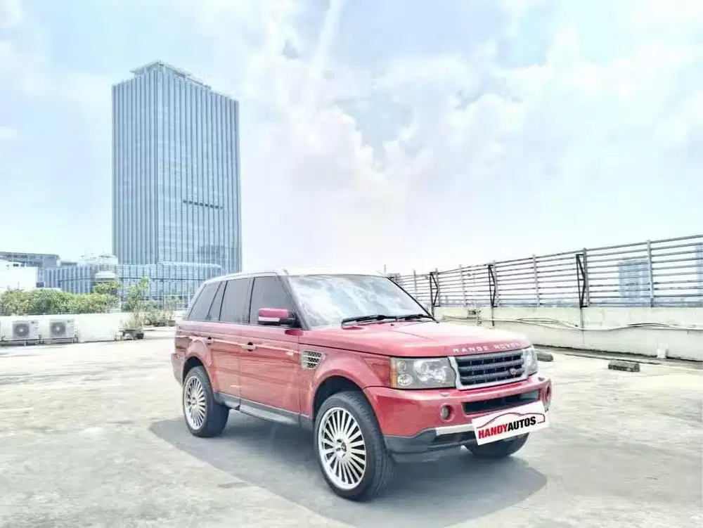 Range Rover Sport Tahun 2009 Automatic Merah Metalik
