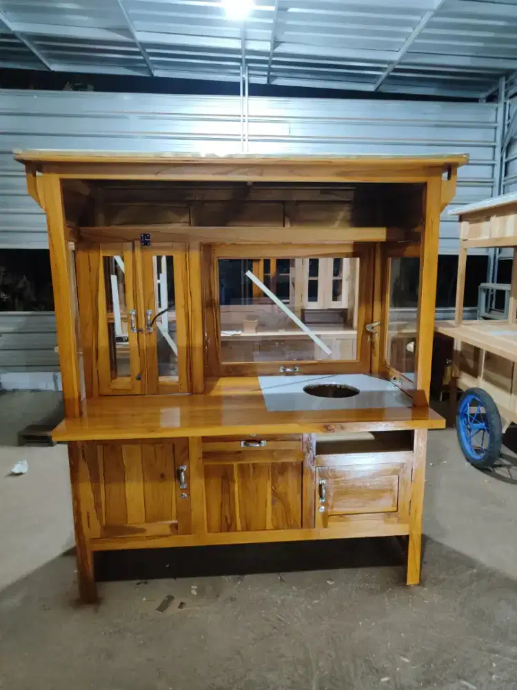 Jual Gerobak Angkringan, Bakso, Mie Ayam, Bubur, Sate, Soto, Pecel dll