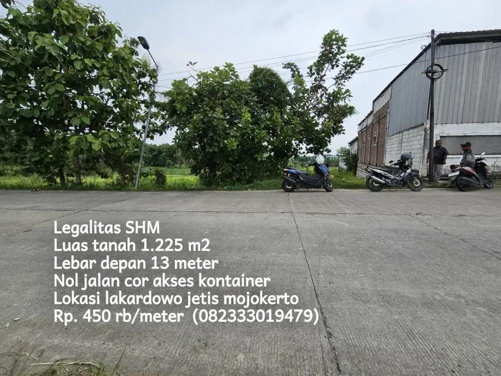 Lahan industri jetis mojokerto