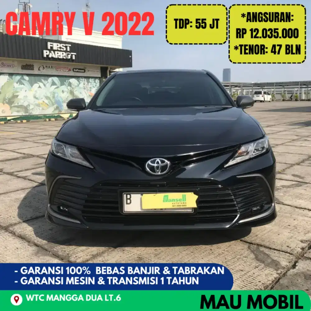 Camry V 2021/2022/2023 Hitam, KM 50rb