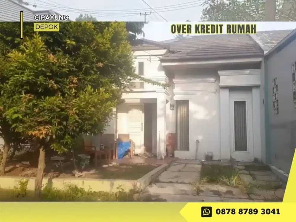Jual Rumah Take Over 98JT HOOK dkt Stasiun di Perum Depok Country Cipayung