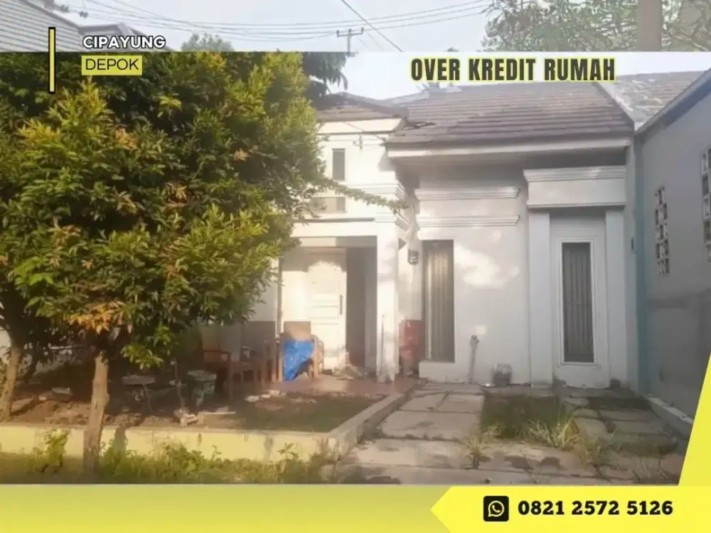 Over Kredit Rumah HOOK 98JT dkt Stasiun Citayam di Perum Depok Country