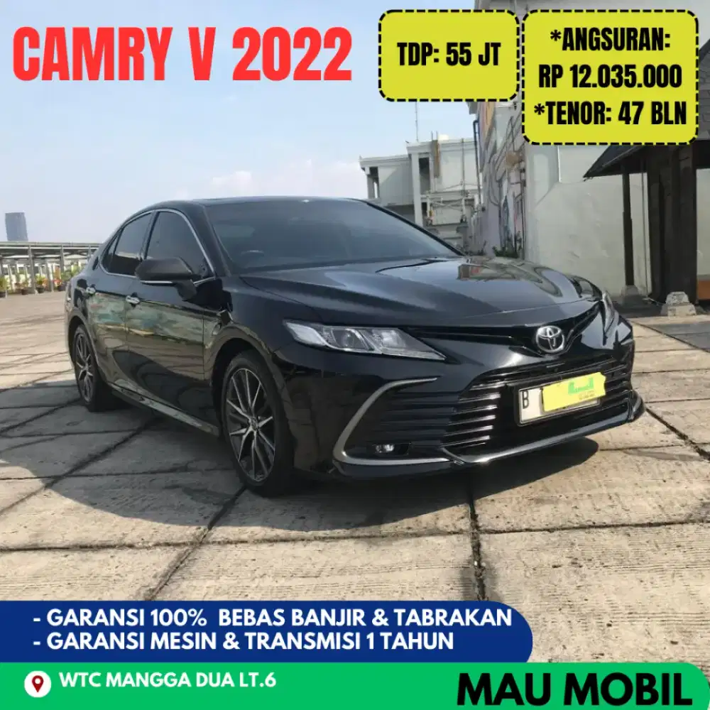 Camry V 2021/2022/2023 Hitam, KM 50rb