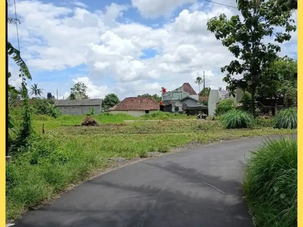 Tanah Tepi Jalan Lingkungan Aspal Barat Jl Kaliurang Jogja