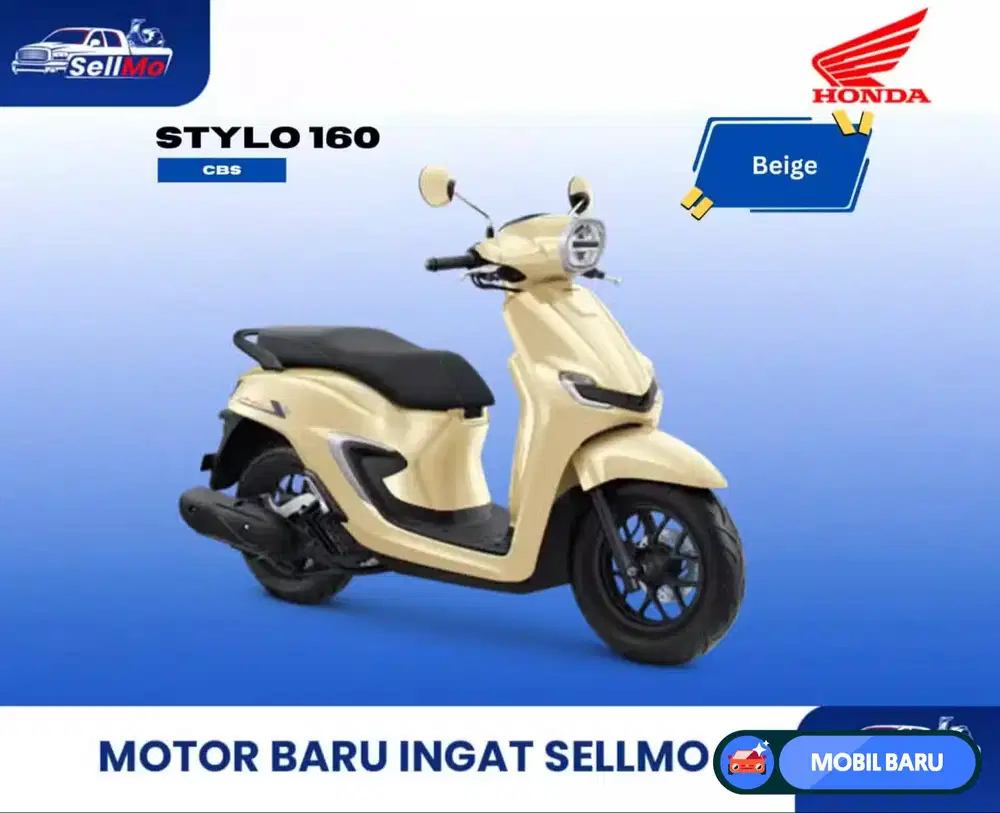 PROMO HONDA STYLO 160 CBS STYLO 160 ABS DP MULAI 2 JT AN