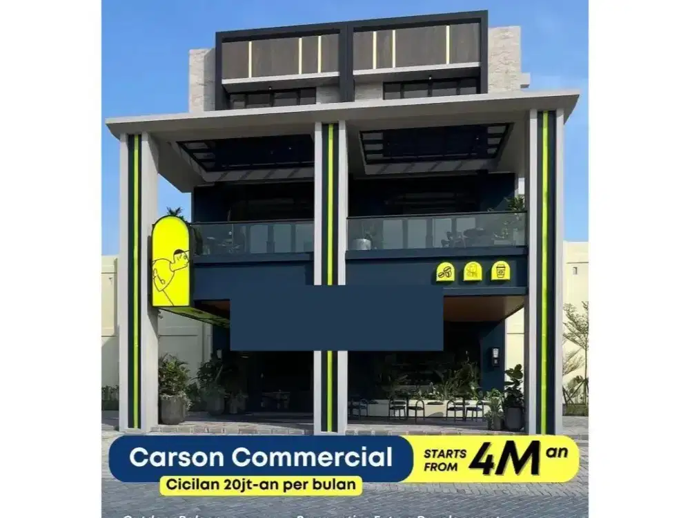 Ruko carson murah banget KOMERSIAL Terlaris Gading Serpong