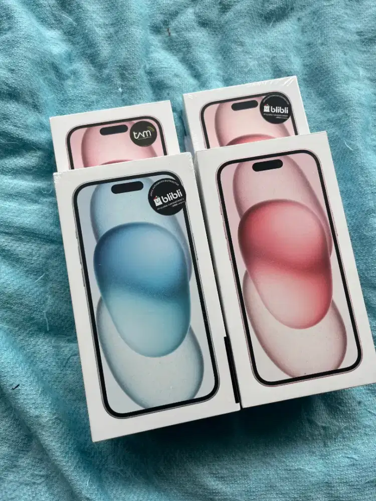 iPhone 15 128GB PINK iBox GDN NEW BNIB Garansi 1 Tahun