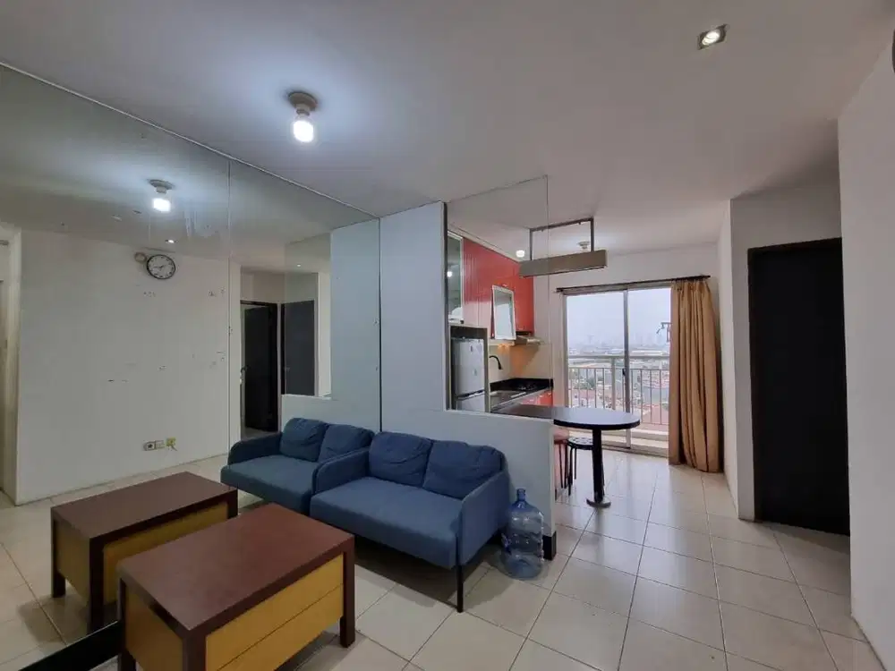 Dijual Cepat Apartemen 2BR Full Furnished Medit 2 (Jakarta Barat)