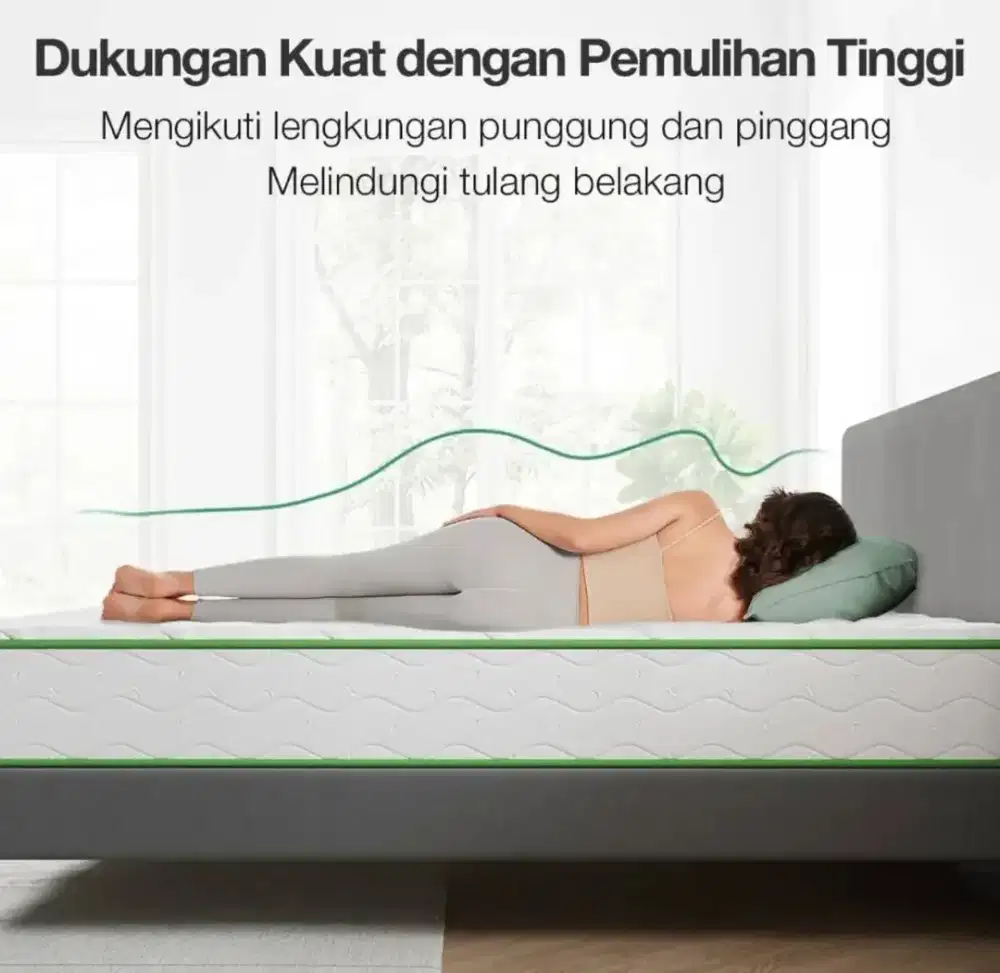 Kasur Novilla Springbed Single Lantai Anti Lembab