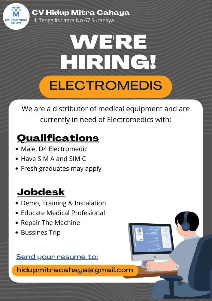 Lowongan Pekerjaan Electromedis