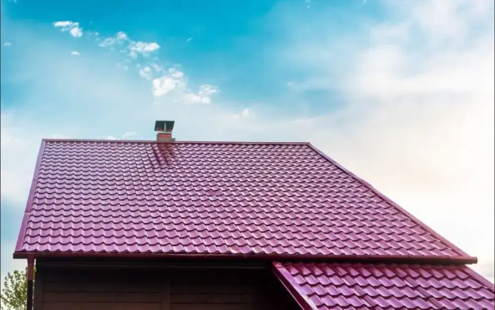 Pemasangan renovasi atap baja ringan