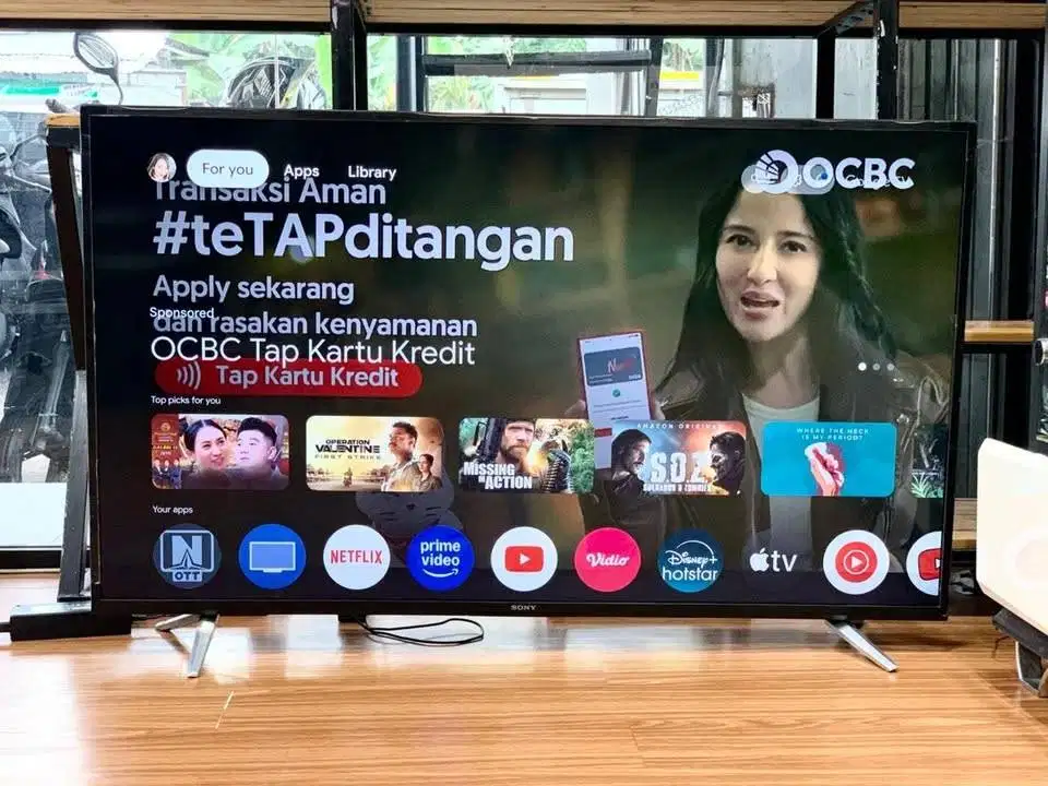 LED Android Tv Google Tv Sony 50Inch UHD Youtube Netflix digitall