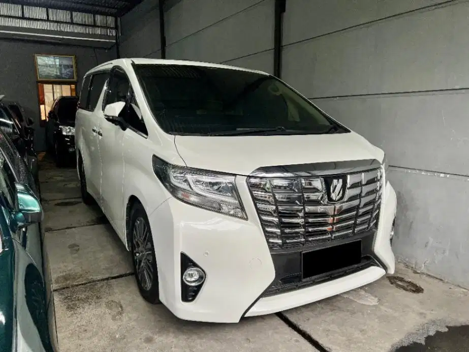 Toyota Alphard 2.5 G ATPM Matic 2017 Putih Met No Ganjil TDP 33 Juta