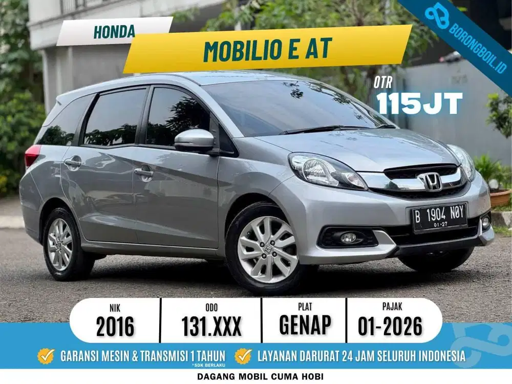 MOBILIO E MATIC 2016 ABU ISTIMEWA SIAP PAKAI TGN PERTAMA DARI BARU