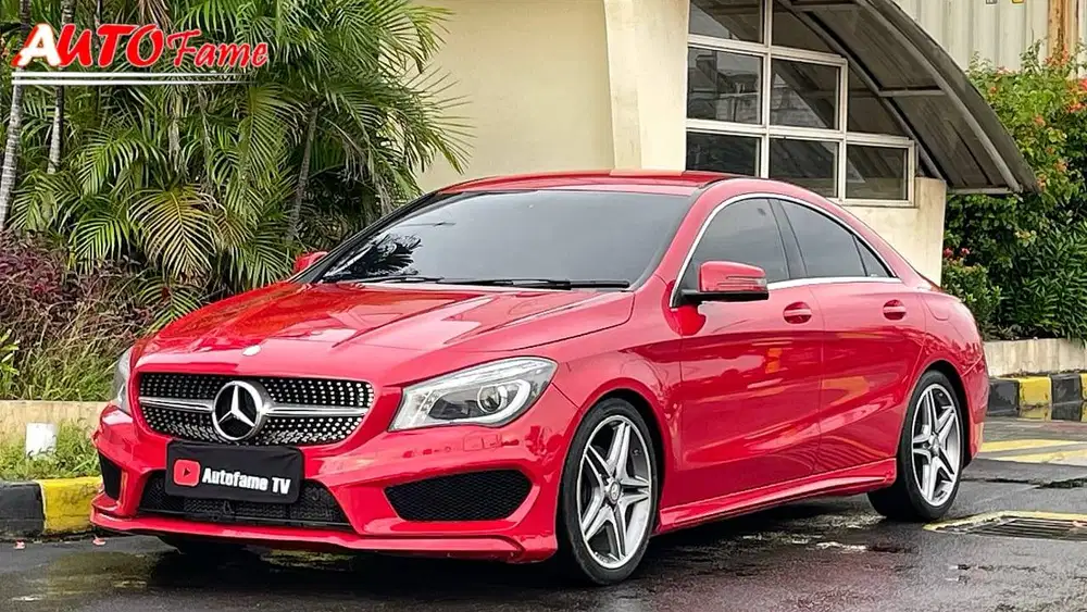 Mercedes Benz CLA200 Sport AMG Red On Black 2014