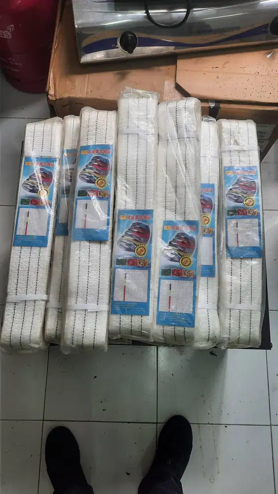 Webbing Sling Kapasitas 4 Ton x 10 Meter ( EXTRA TEBAL ) ( 7 : 1 ) ID