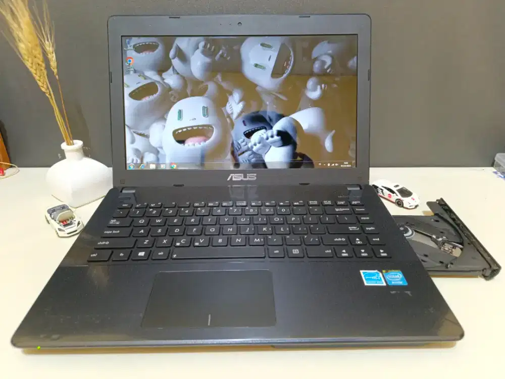 Laptop Asus X451CA Intel Celeron N1007U Ram 2Gb Hdd 500Gb No Minus