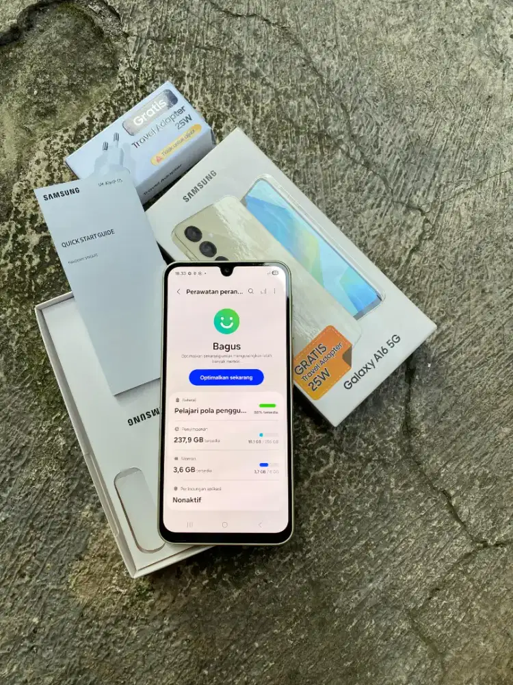 Samsung A16 5G 8/256 Fullset Ori Garansi ON