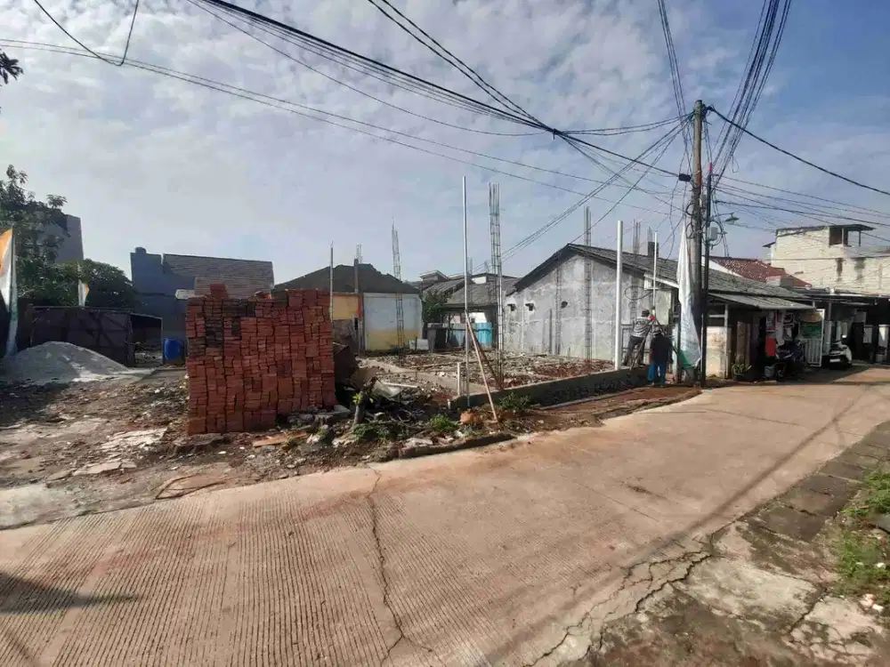 Jual tanah kavling ,cuma 5unit ,lokasi dijatiwaringin Luas 80m2