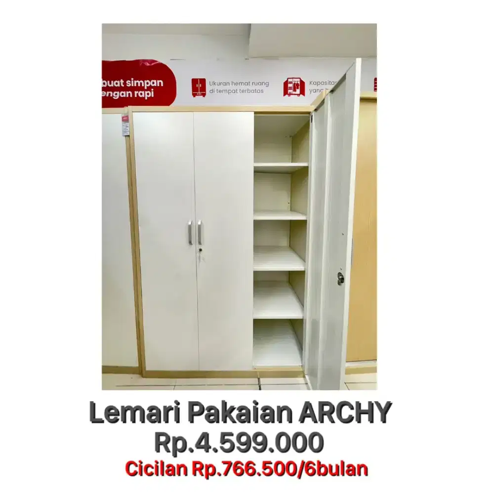 Lemari pakaian bahan metal tahan air