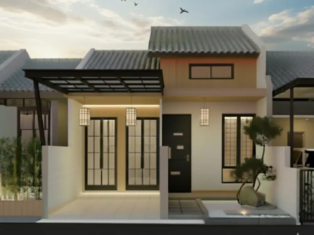 Rumah Murah Tidak Banjir Dekat KOmp Mercy Jl Besar Deli Tua 7x16M2 SHM