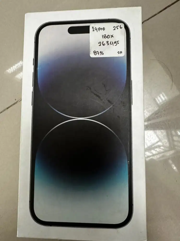 Jual Iphone 14 Pro 256 baterai 75%