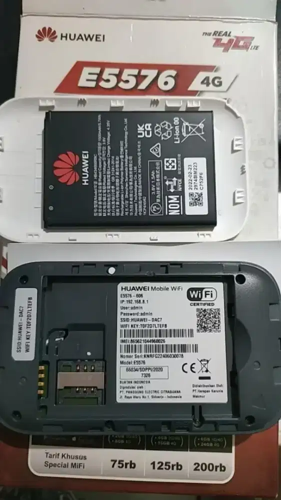 Modem wifi 4G all operator Huawei (second)