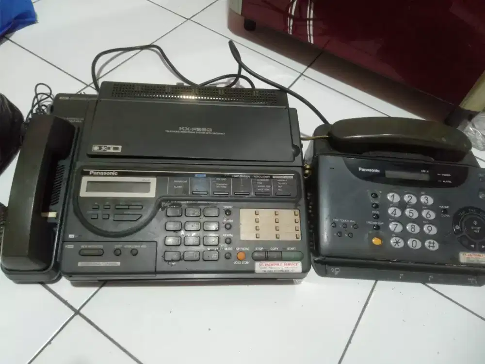 Telepon print fax jadul panasonic