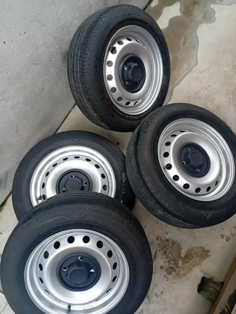 Velg kaleng oem 15 wuling pcd 4x114 kijang livina avanza + ban