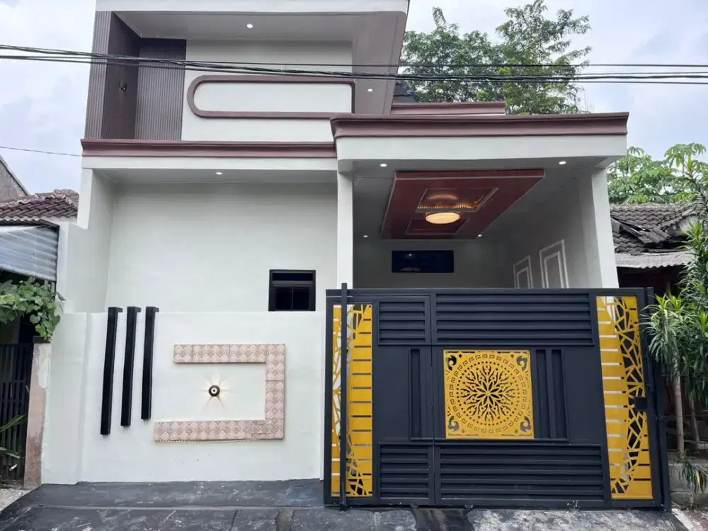 HUNIAN STYLISH LENGKAP DENGAN TERAS BELAKANG & VIEW SAWAH DI CITRA INDAH CITY - TIMUR CIBUBUR