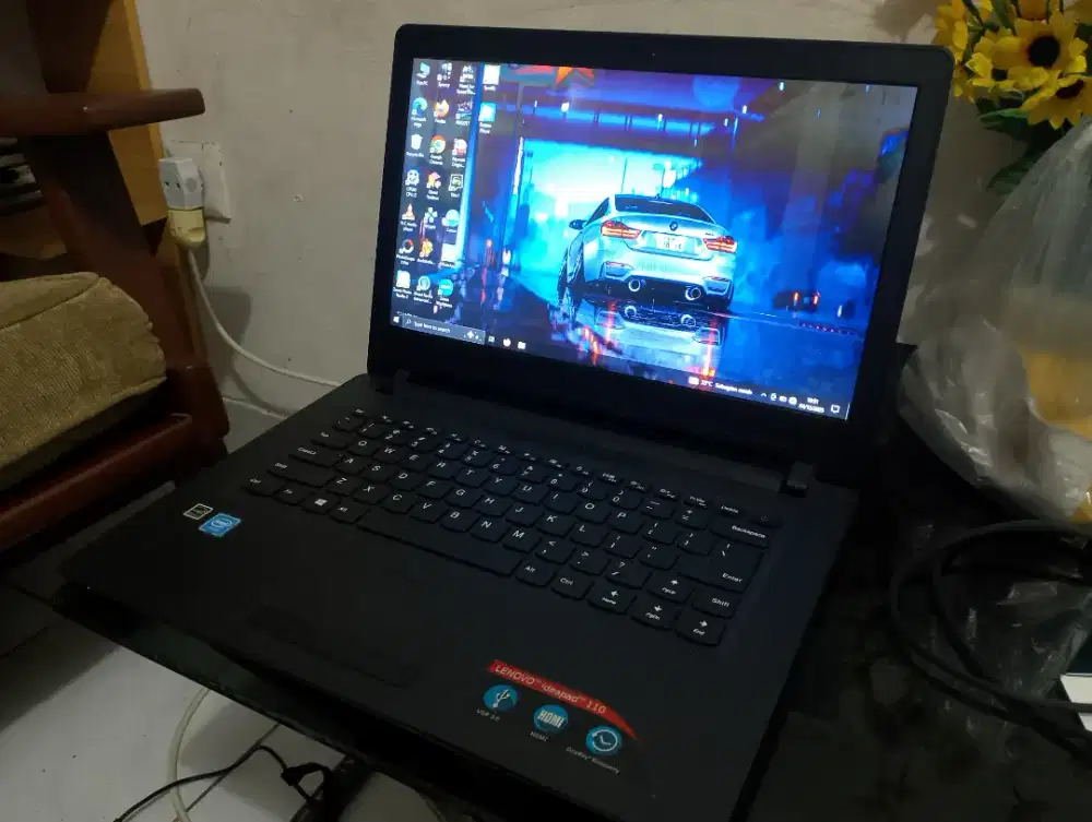 Laptop Lenovo Ideapad 110 Windows 10. Ram 4Gb, Games