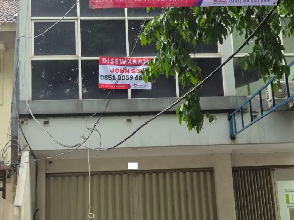 Disewakan Ruko di Nol Jalan Raya Tenggilis, Lokasi Strategis, dekat Jemursari, Panjang Jiwo, Kendangsari, UBAYA, Rungkut