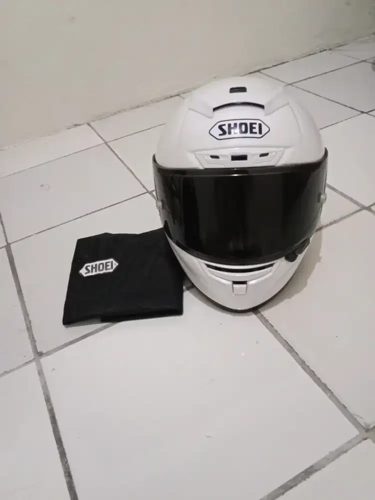 Helm Shoei x14 putih Glossy (Clone 1:1)