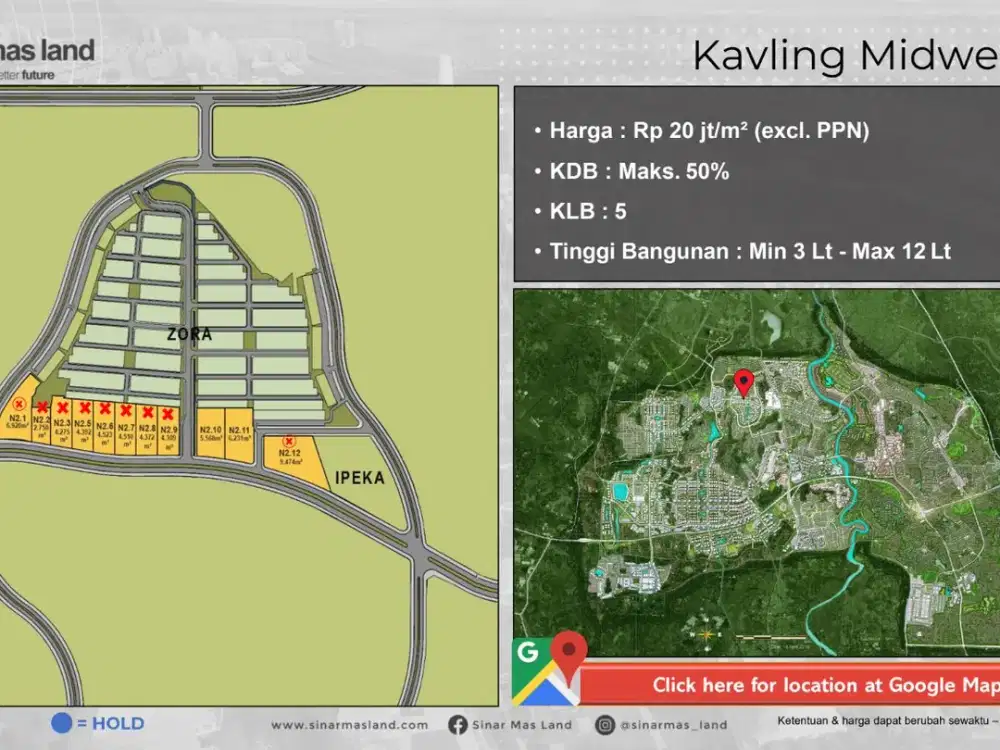 Dijual Kavling BSD City Lokasi Elite, Prospek Investasi Tinggi