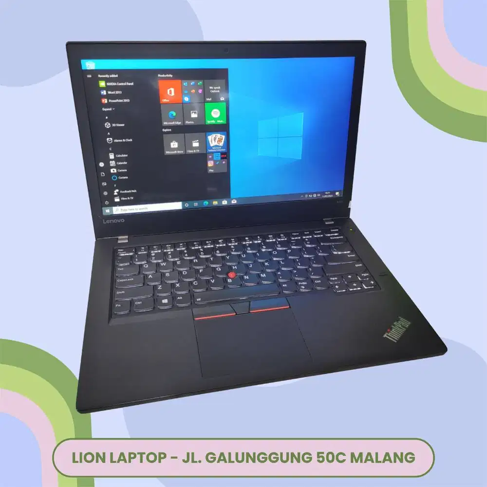 RAM 8GB SSD 256GB i5 Touchscreen Lenovo Thinkpad T470 [04|12]