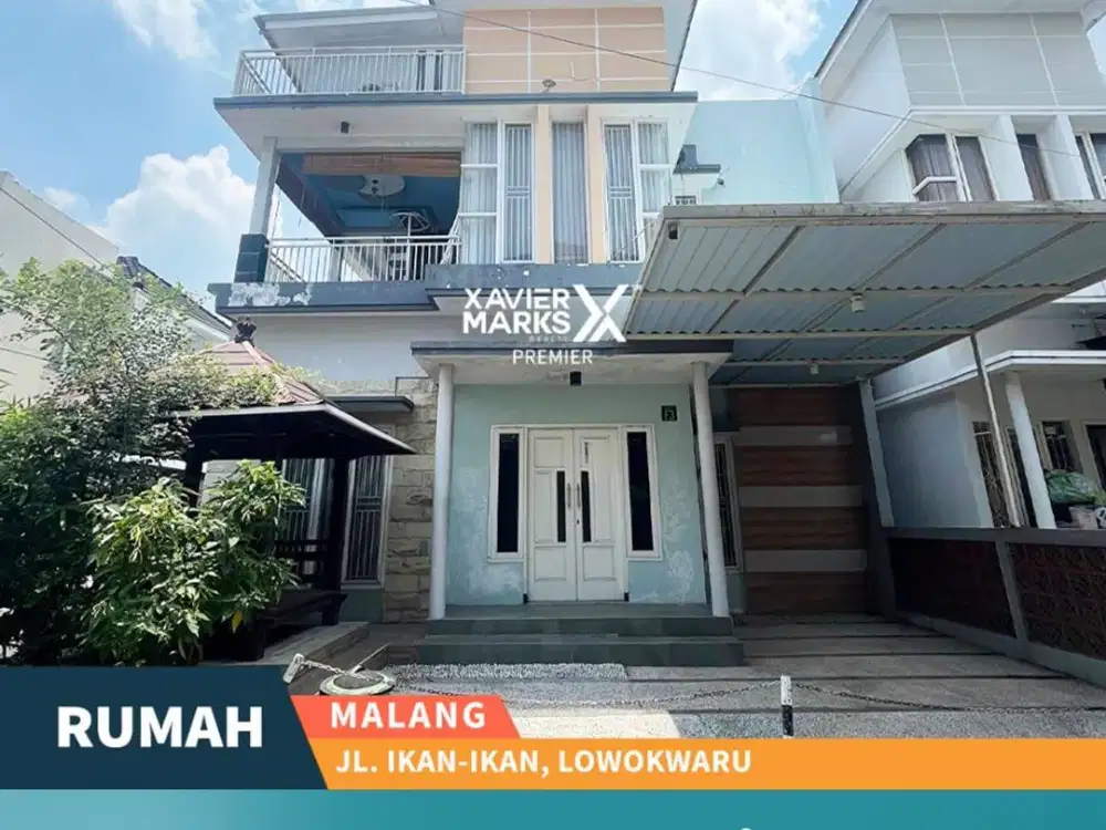 Rumah Furnished Dekat Sekolah di Ikan Ikan Lowokwaru Malang