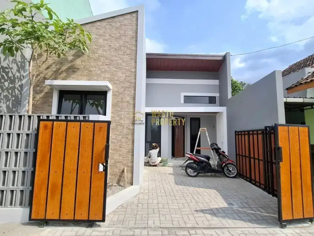 DIJUAL RUMAH CANTIK SHM SIAP HUNI 900 JUTAAN DEKAT RING ROAD BARAT DI TRIHANGGO SLEMAN